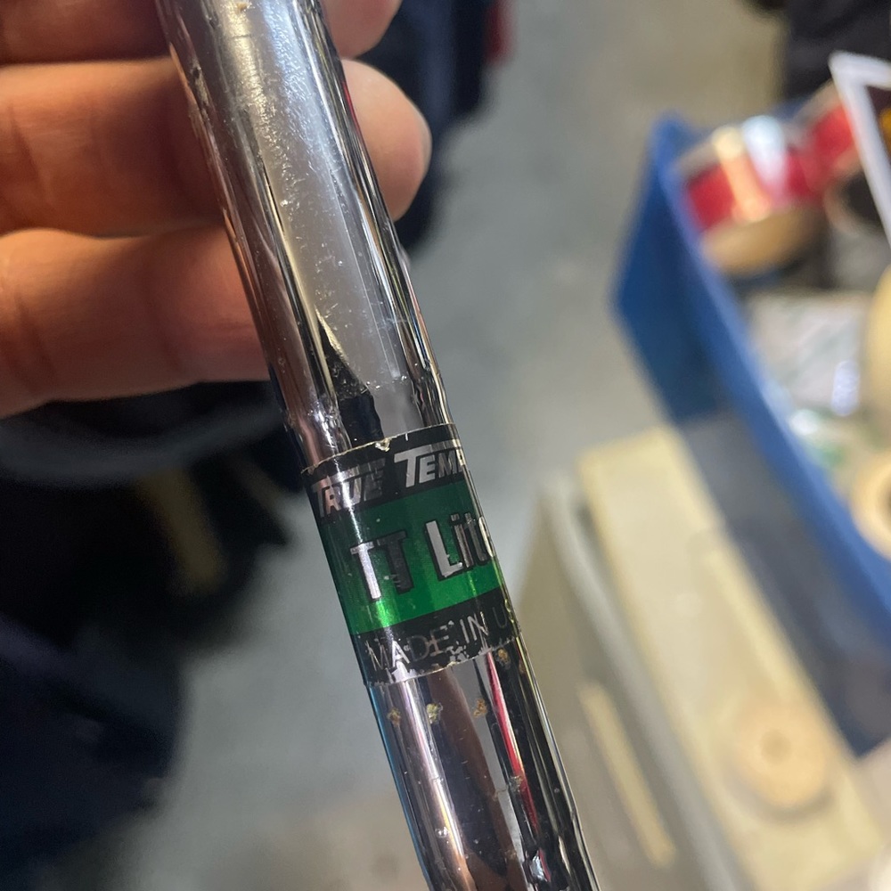 True temper steel shaft 
Used conditions